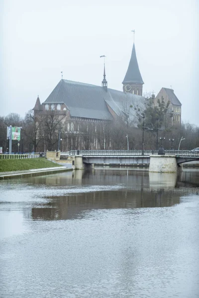 Koenigsbergs katedral på ön Kneiphof — Stockfoto