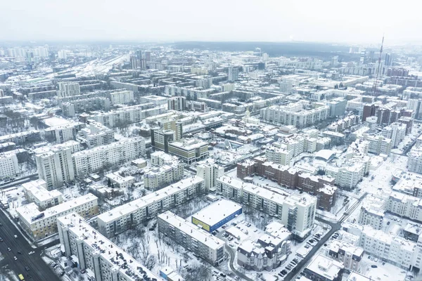 Yekaterinburg Russia Bird Eye View Center City Capital Urals Houses — Stock Photo, Image