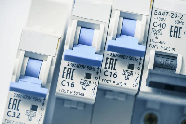 Interruptores eléctricos de suministro —  Fotos de Stock