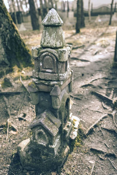 Petites maisons médiévales en argile de fée — Photo