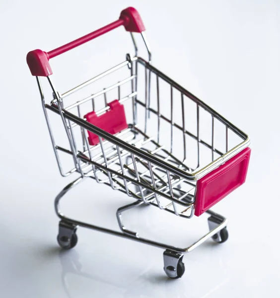 Supermarket Shopping Cart — Stock Photo, Image