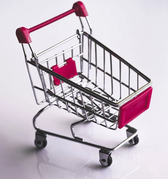 Supermarket Shopping Cart — Stock Photo, Image