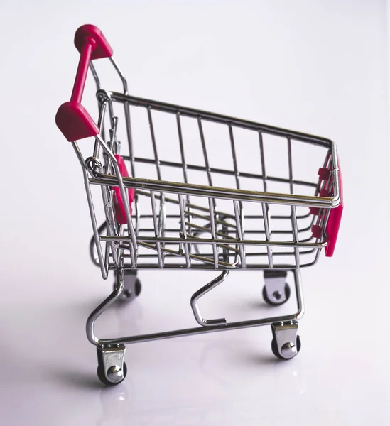 Supermarket Shopping Cart — Stock Photo, Image