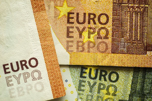 クローズアップユーロマネー紙幣 — ストック写真