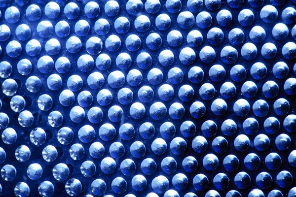 要旨金属球からの背景とグレア ドットディスコボールテクスチャ スパークリング魔法粒子 格子格子網円鋼バブル デジタルハーフトーンまたはサイバー表面 — ストック写真