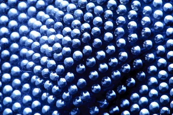 要旨金属球からの背景とグレア ドットディスコボールテクスチャ スパークリング魔法粒子 格子格子網円鋼バブル デジタルハーフトーンまたはサイバー表面 — ストック写真