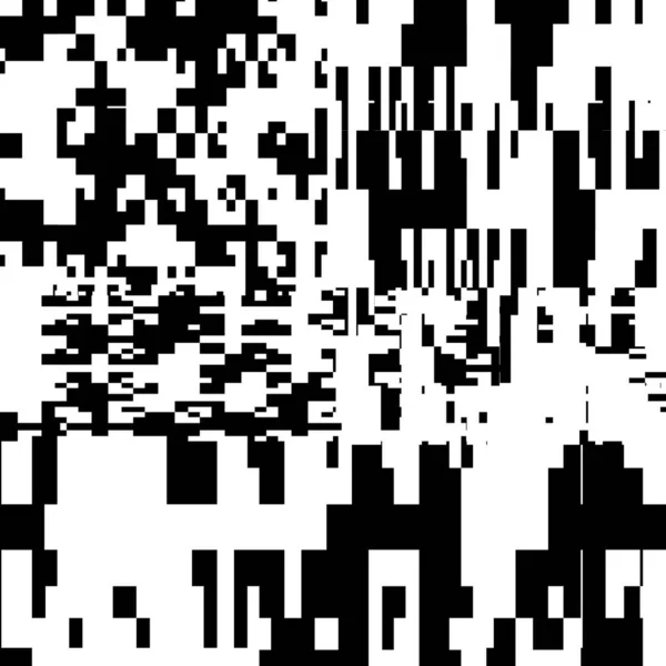 Fundo Pixel Arte Vetor Preto Branco Geométrico Abstrato Design Formas —  Vetores de Stock