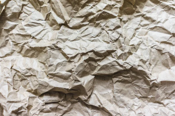 Abstract Old Crumpled Brown Paper Texture Brown Wrinkle Recycle Paper — Stockfoto