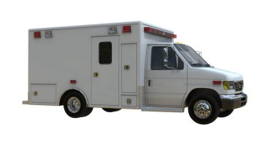 Ambulans beyaz kamyonu izole edildi.