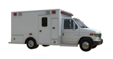 Ambulans beyaz kamyonu izole edildi.