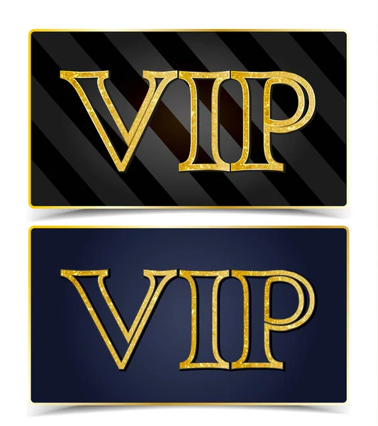 Golden VIP party premium card — Stock Vector