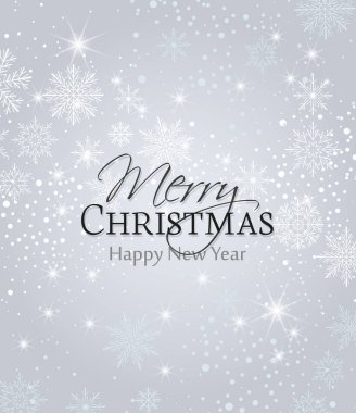 Kar taneli Noel arkaplanı