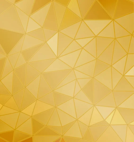 Background golden of geometric shapes — Stock Vector