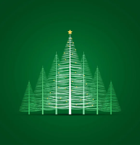 Šťastné vánoční přání — Stockový vektor