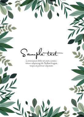 yaprakları ile doğal arka plan