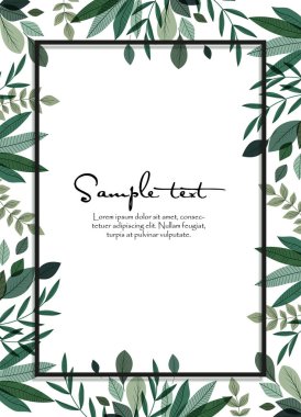 yaprakları ile doğal arka plan