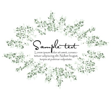 yaprakları ile doğal arka plan