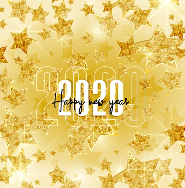 Mutlu yıllar 2020 — Stok Vektör