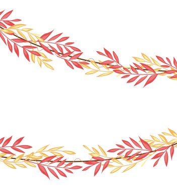 Renkli sonbahar yaprağı