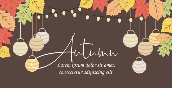 Herfstblad in kleuren — Stockvector