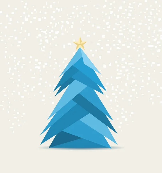 Vector Kerstboom — Stockvector