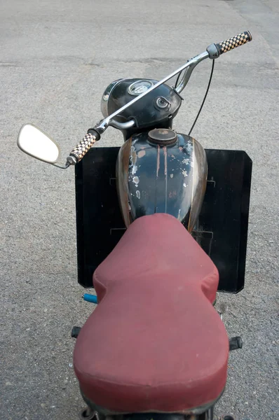 Motocicleta Velha Funcional Esta Moto Foi Fabricada Século — Fotografia de Stock