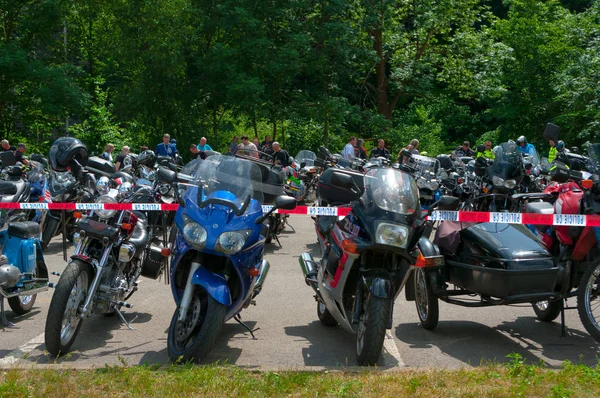 Inte Sekund Förebyggande Säkerhet Händelser För Motorcyklister Datum För Juni — Stockfoto