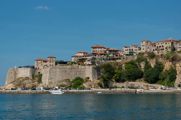 Ulcinj Karadağ Güney Sahil Üzerinde Yer Alan Tarihi Bir Kent — Stok fotoğraf