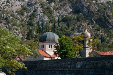 Kotor, Karadağ - 14 Eylül 2018. Kotor tarihi bir kent ve liman Karadağ güneybatı kesiminde. 