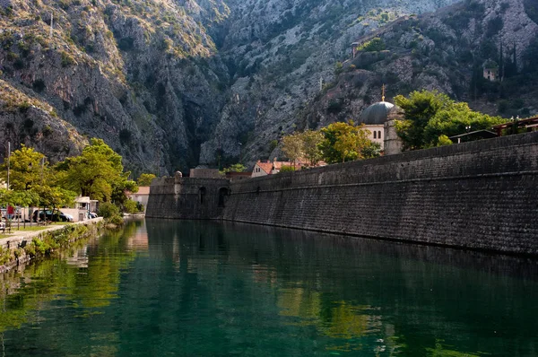 Kotor Montenegro Setembro 2018 Kotor Uma Cidade Histórica Porto Parte — Fotografia de Stock