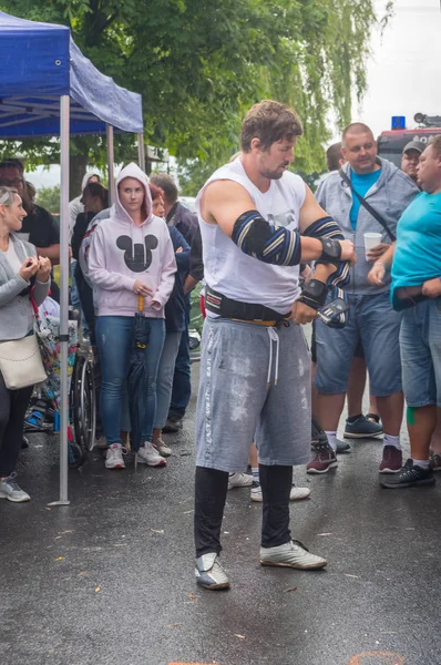 Strongman 2019 Amatörtävling Extrem Makt Idrott Date 2019 Village Sosuvka — Stockfoto