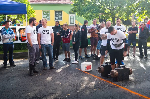 Strongman 2019 Amatörtävling Extrem Makt Idrott Date 2019 Village Sosuvka — Stockfoto