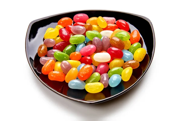 접시에 화려한 사탕 — 스톡 사진
