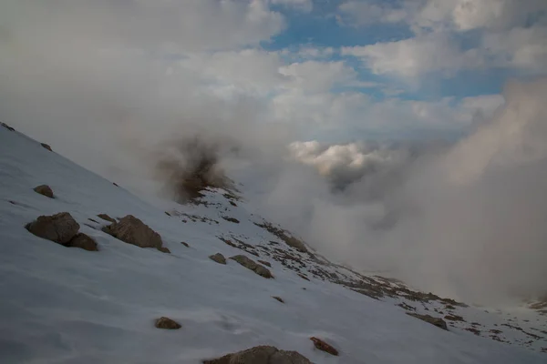 Una Subida Brillante Montaña Oshten Adygea —  Fotos de Stock