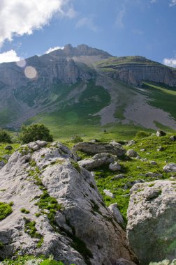 Kafkas rezerv görkemli dağ manzaraları