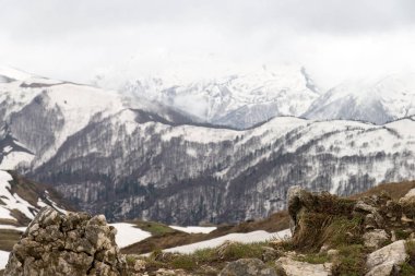 Hafta sonu gezisi için Mount Fisht. Adıge