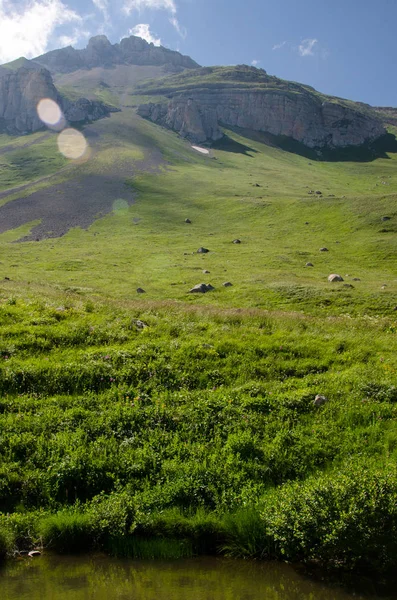Paysages Montagneux Majestueux Réserve Caucasienne — Photo