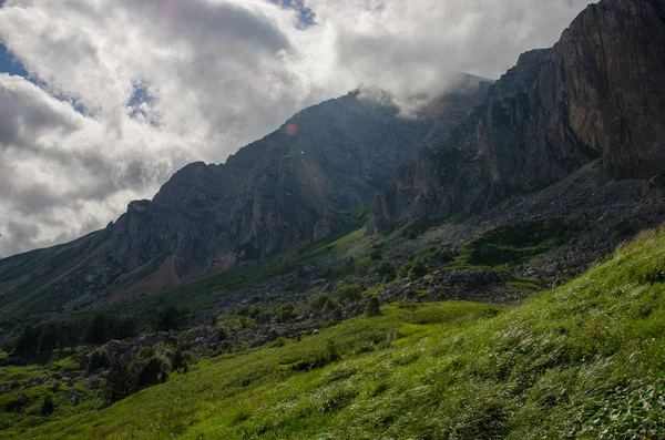 Kafkas Rezerv Görkemli Dağ Manzaraları — Stok fotoğraf