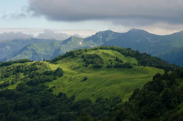 Majestueuze Berglandschappen Van Kaukasische Reserve — Stockfoto