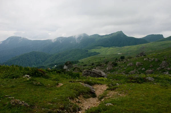 Majestätische Berglandschaften Des Kaukasischen Reservats — Stockfoto