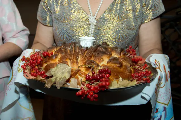 Postres Muy Sabrosos Las Noches Festivas —  Fotos de Stock