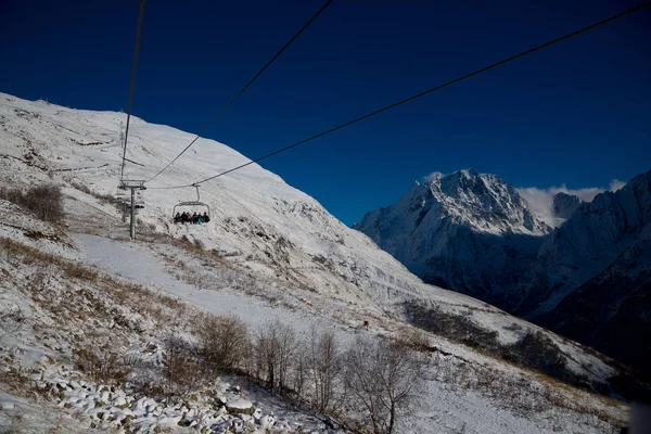 Een Wonderbaarlijke Reis Naar Bergen Van Kaukasus Teberda — Stockfoto