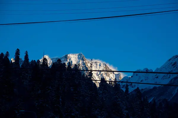 Een Wonderbaarlijke Reis Naar Bergen Van Kaukasus Teberda — Stockfoto