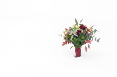 Şık ve parlak Festival buket çiçek