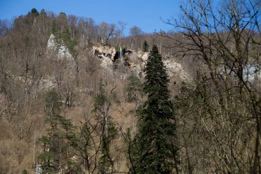 Güzel dağ manzarası. Guam gorge. Krasnodar bölgesi