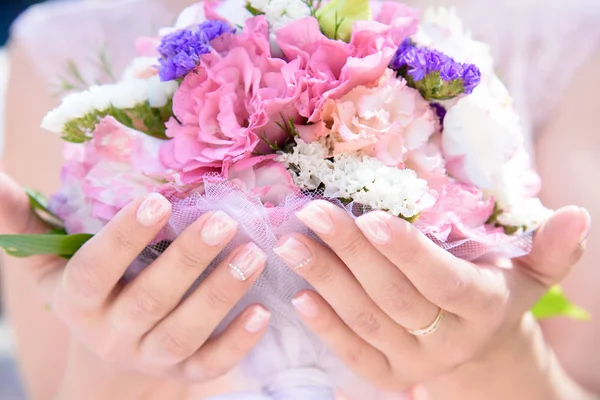 Chic Bright Festive Bouquet Flowers — Stock Photo, Image