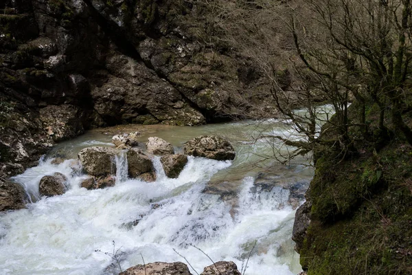 Güzel Dağ Manzarası Guam Gorge Krasnodar Bölgesi — Stok fotoğraf