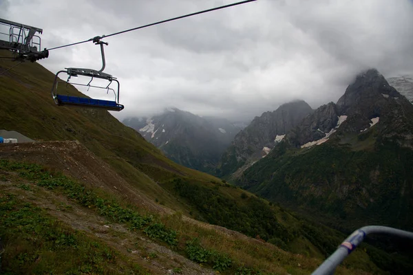 Affascinante Salita Sulle Montagne Dombai Karachay Cherkessia — Foto Stock