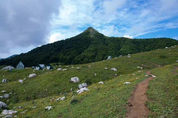 Majestosas Paisagens Montanha Reserva Caucasiana — Fotografia de Stock