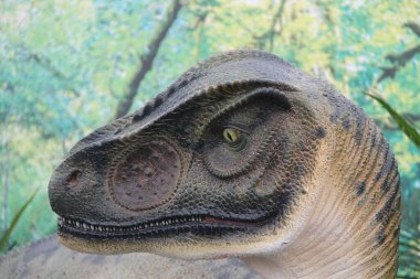 Büyük Modellerin Başı Dinozoru Göster.